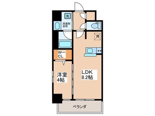 Metrosa京町堀の物件間取画像